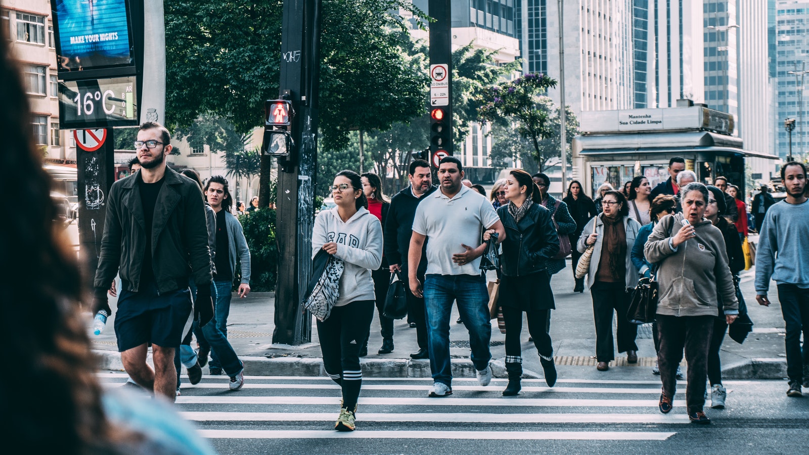 People Walking on Pedestrian Lane during Daytime