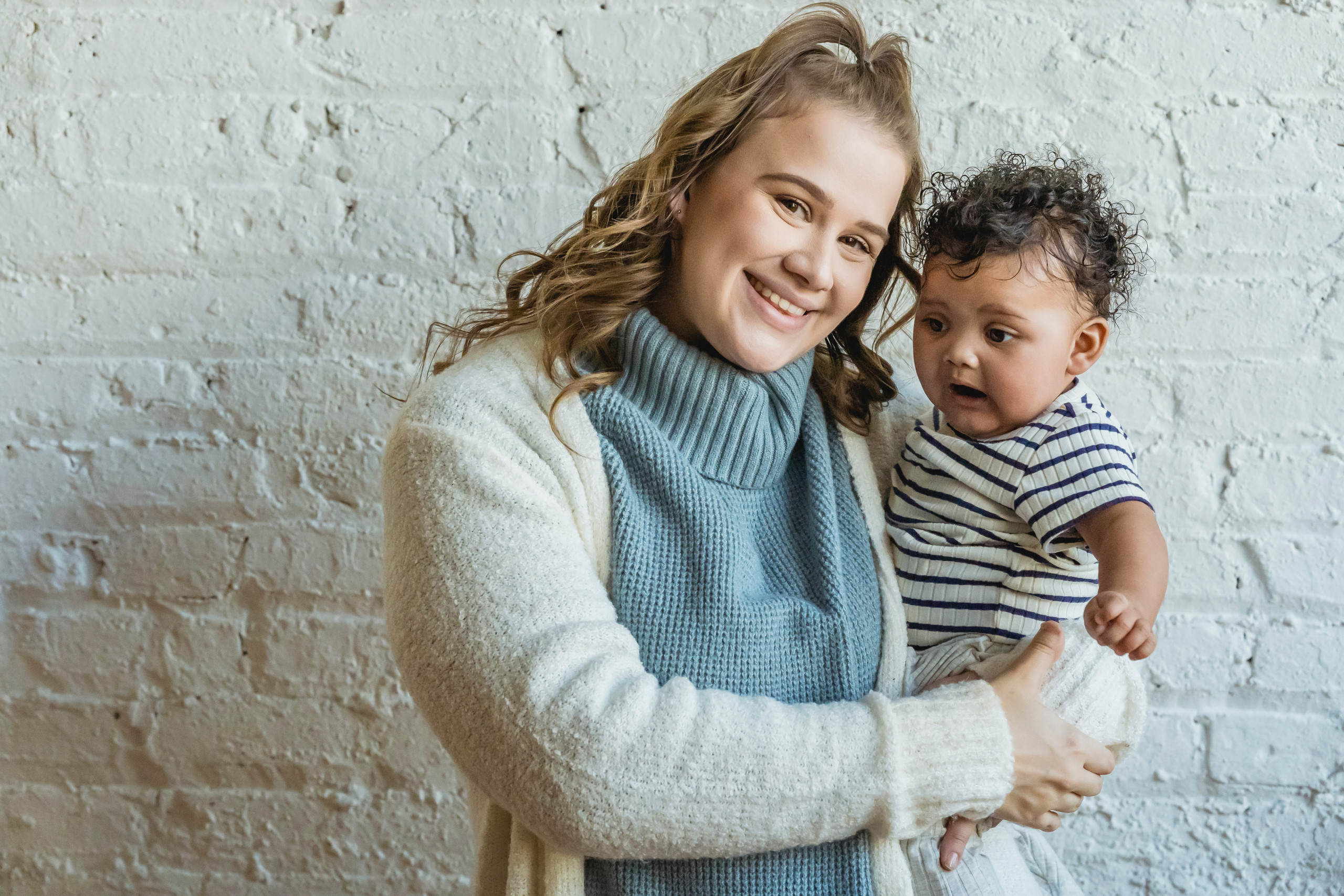 woman with child